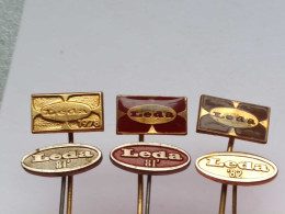 BADGE Z-98-16 - 5 PINS - LEDA KNJAZEVAC, SERBIA, Shoe Shoes FOOTWEAR Factory CHAUSSURES Chaussure - Sets