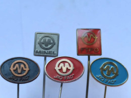 BADGE Z-98-19 - 5 PINS - MINEL, YUGOSLAVIA - Lots