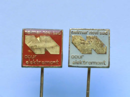 BADGE Z-98-20 - 2 PINS - NEIMAR, NOVI SAD, SERBIA - Sets