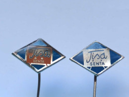 BADGE Z-98-20 - 2 PINS - TISA, SENTA, SERBIA - Sets