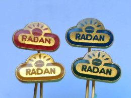 BADGE Z-98-20 - 4 PINS - RADAN, PECENJEVCE, COFFEE - Sets