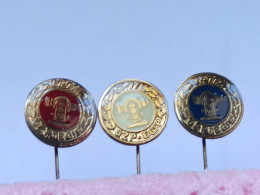 BADGE Z-98-21 - 3 PINS - Pin Yugoslavia - Sets