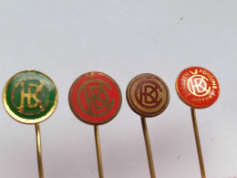 BADGE Z-98-22 - 4 PINS - DUKLA, SMICHOV, NAFTOVE MOTORY , DIESEL MOTEUR, TATRA TRUCK, CZECHOSLOVAKIA - Lots