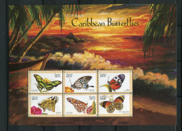 Guyane ** N° 4769 à 4774 - Papillons - Guyana (1966-...)
