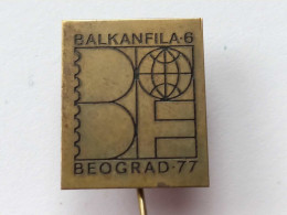 BADGE Z-99-2 - BALKAN FILA, BELGRADE, BEOGRAD, PHILATELLY - Basketbal
