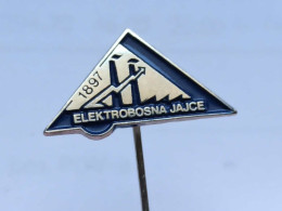 BADGE Z-99-19 - ELEKTROBOSNA JAJCE, BOSNIA, ÉLECTRICITÉ, ELECTRICITY - Banken