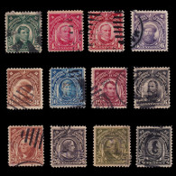 USA PHILIPPINES STAMPS.1906.SET 12.USED. - Philippinen