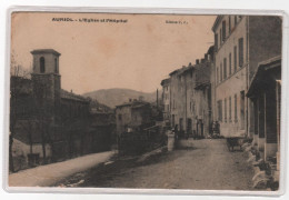 CPA 13 : AURIOL - L'Eglise Et L'Hôpital - 1915 - Auriol