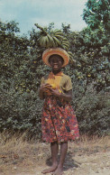 Jamaica Native Banana Vendor Old Postcard - Jamaïque