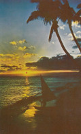 Jamaica Beautiful Sunset Old Postcard - Jamaïque