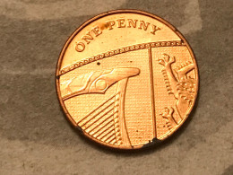 Münze Münzen Umlaufmünze Großbritannien 1 Penny 2014 - 1 Penny & 1 New Penny