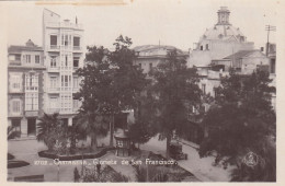 Colombia Cartagena - Glorieta De San Francisco Real Photo Old Postcard 1930s - Colombie