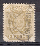 South African Republic 1894 Single Stamp Coat Of Arms - Wagon With Two Shafts In Fine Used Condition - Nieuwe Republiek (1886-1887)