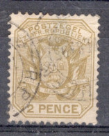 South African Republic 1894 Single Stamp Coat Of Arms - Wagon With Two Shafts In Fine Used Condition - Nieuwe Republiek (1886-1887)