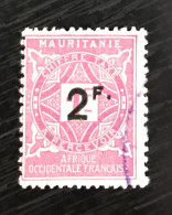 Timbre Oblitéré Mauritanie 1927 - Usados