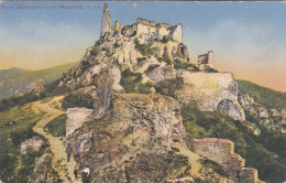 D9054) Ruine DÜRNSTEIN In Der WACHAU - Personen Am Steig - Tolle Alte AK - 1930 - Wachau