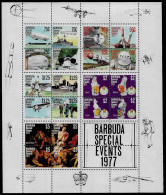 BARBUDA STAMP - 1977 Anniversaries MINISHEET MNH (NP#60) - North  America