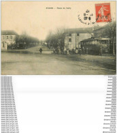 93 STAINS. Tramway électrique Pour St Denis Barrage Place De Vatry 1912 - Stains