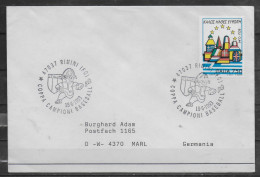 ITALIE  Lettre 1993 Rimini Base Ball - Baseball