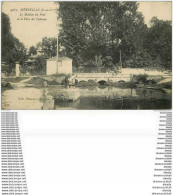 91 MEREVILLE. Moulin Du Pont Et Parc Du Château 1917 - Mereville