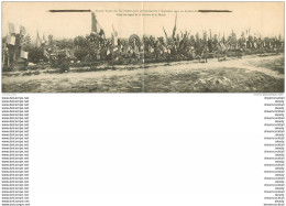 77 NEUFMOUTIERS-LES-MEAUX. Grande Tombe De 300 Soldats 1915. VILLENOY. Carte Double Repliable - Villenoy