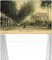 77 MORMANT. Avenue De La Gare 1908 Belle Carte Toilée - Mormant