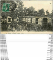 77 GREZ. Pont Sur Le Loing Avec Lavoir 1911 - Gretz Armainvilliers