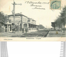 95 GOUSSAINVILLE. La Gare Et Ses Employés 1905 - Goussainville