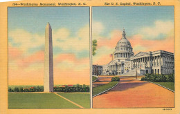 USA Washington DC U.S Capitol & Washington Monument - Washington DC