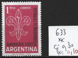 ARGENTINE 633 ** Côte 0.30 € - Nuevos