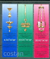 1980 Sabbath Lamps :Netherlands 18th Cent,Germany,Morocco 19th C,Israel,822,MNH - Joodse Geloof