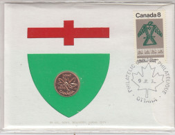 Canada Numisletter 1 Cent Coin Ca Ottawa  9.11.1976 (CN150A) - Briefe U. Dokumente
