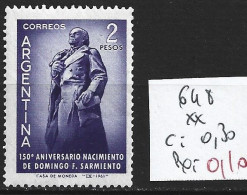 ARGENTINE 648 ** Côte 0.30 € - Neufs