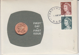 Canada Numisletter 2 Cent Coin Ca Parramatt1 MAY 1967(CN150A) - Brieven En Documenten