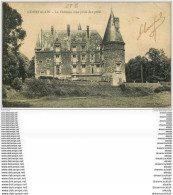 28 COURTALAIN. Le Château Vu Des Prés - Courtalain