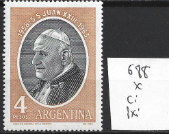 ARGENTINE 688 * Côte 0.30 € - Ongebruikt