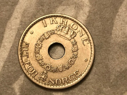 Münze Münzen Umlaufmünze Norwegen 1 Krone 1950 - Norway