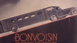1933 CATALOGUE  BONVOISIN JOUETS ETRENNES 35 BD LENOIR PARIS COUVERTURE MICHELIN TRAIN MACHINE VAPEUR  LAMPES - Advertising