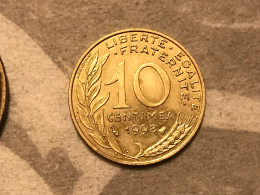 Münze Münzen Umlaufmünze Frankreich 10 Centimes 1998 - 10 Centimes