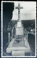 Cpa Carte Photo Tombe De L' Abbé Jean Fortin Décédé à Chateauneuf Du Faou Le 11 Janvier 1940   AVR21-21 - Châteauneuf-du-Faou