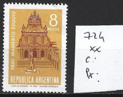 ARGENTINE 724 ** Côte 0.30 € - Neufs