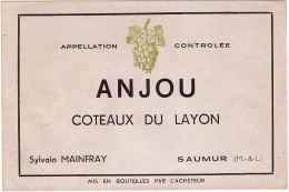 ANJOU - Coteau Du Layon - D 1832 - Blancs