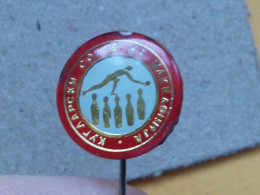 BADGE Z-54-1 - BOWLING ASSOCIATION MACEDONIA - Bowling