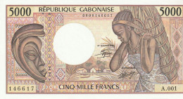 Gabon, 5000 Francs  ND/1984  P-6   UNC - Gabun