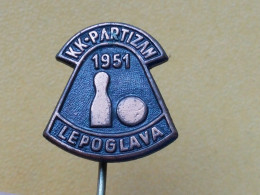 BADGE Z-54-1 - BOWLING CLUB PARTIZAN LEPOGLAVA, CROATIA  - Bowling