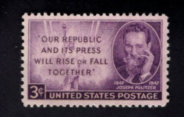 206995532 1947 SCOTT 946 (XX) POSTFRIS MINT NEVER HINGED  -6 John Pulitzer - Nuovi