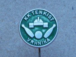 BADGE Z-54-1 - BOWLING CLUB TENKIST, VRHNIKA, SLOVENIA, CHAR MILITAIRE, TANK - Bowling