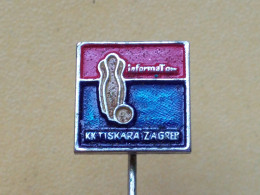 BADGE Z-54-1 - BOWLING CLUB TISKARA ZAGREB, CROATIA  - Bowling