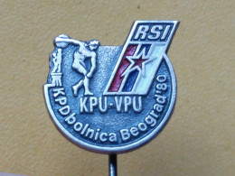 BADGE Z-54-1 - BOWLING TOURNAMENT, BOLNICA BEOGRAD, HOSPITAL BELGRADE, SERBIA - Bowling