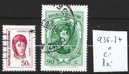 ARGENTINE 936-37 Oblitérés Côte 0.40 € - Used Stamps